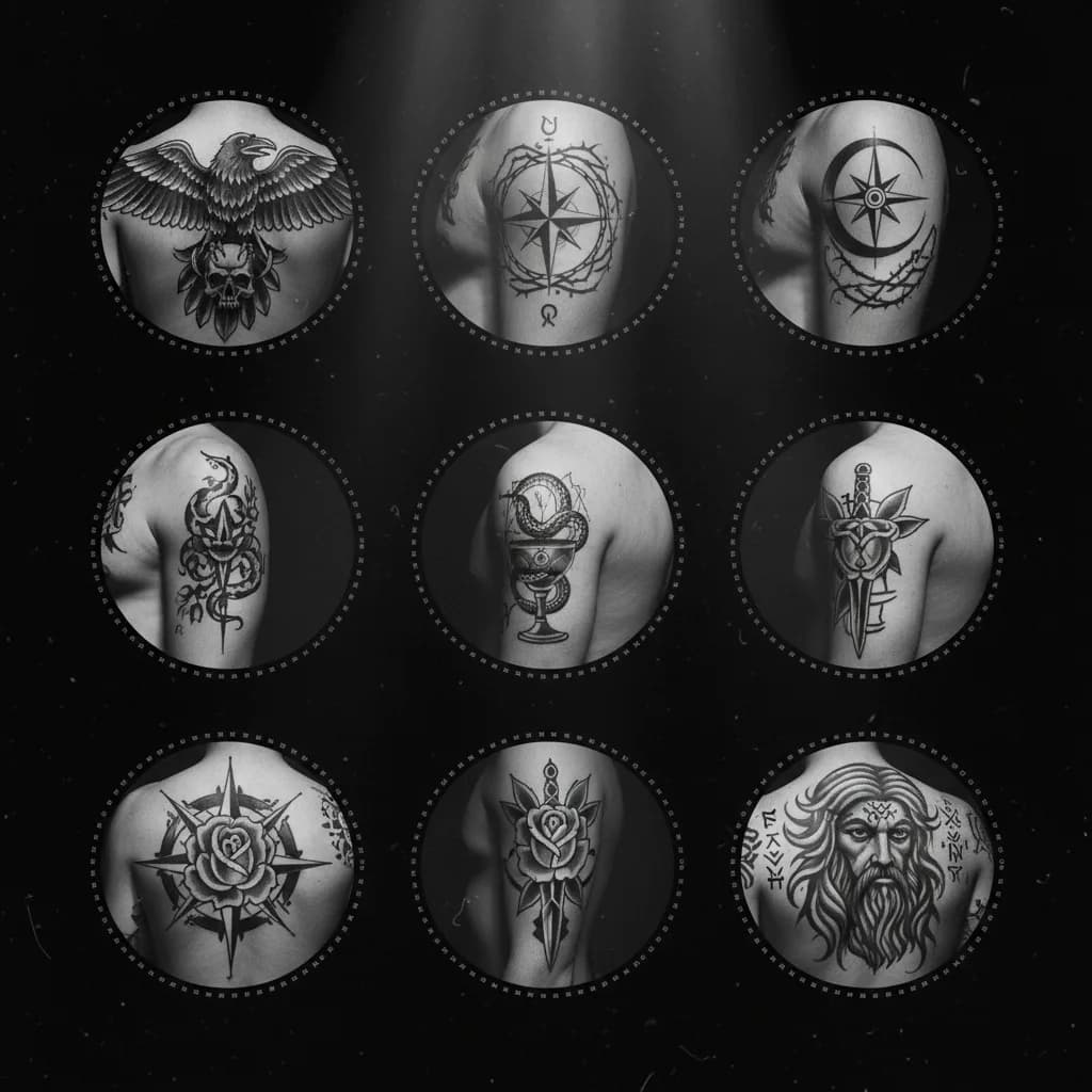 Illustration – Référence visuelle pour le tatoueur Illustration – Référence visuelle pour le tatoueur