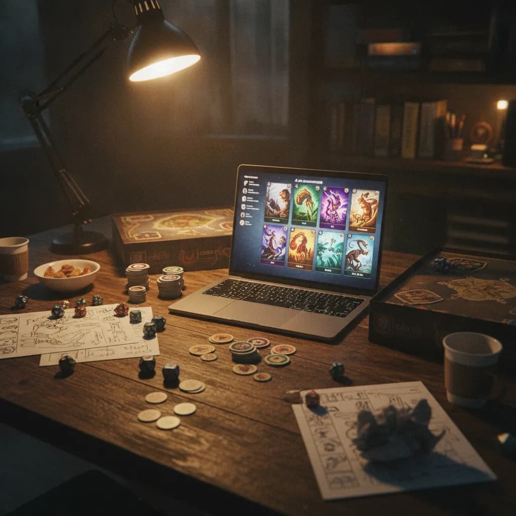 Utiliser l'IA pour créer des visuels de jeux de société ou jeux de rôle