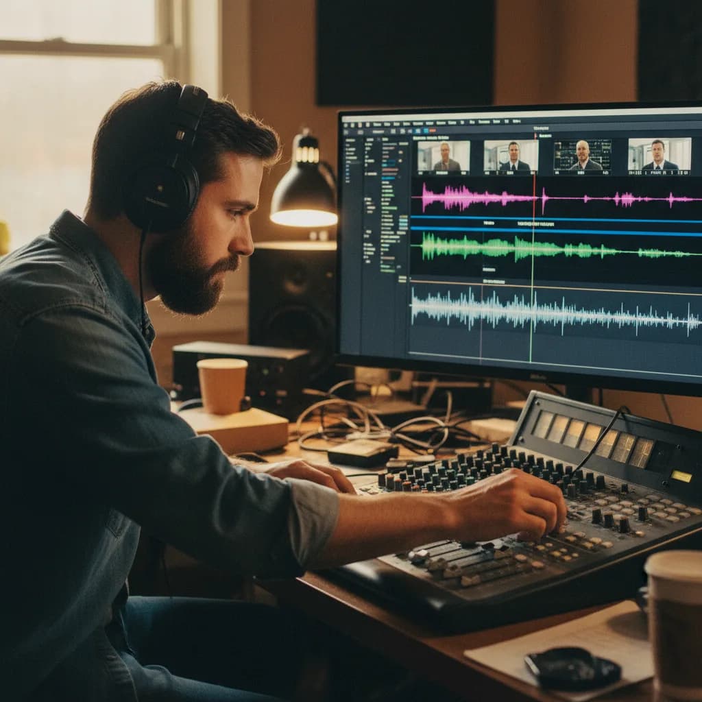 Image corps – Piste audio dans timeline Image corps – Piste audio dans timeline