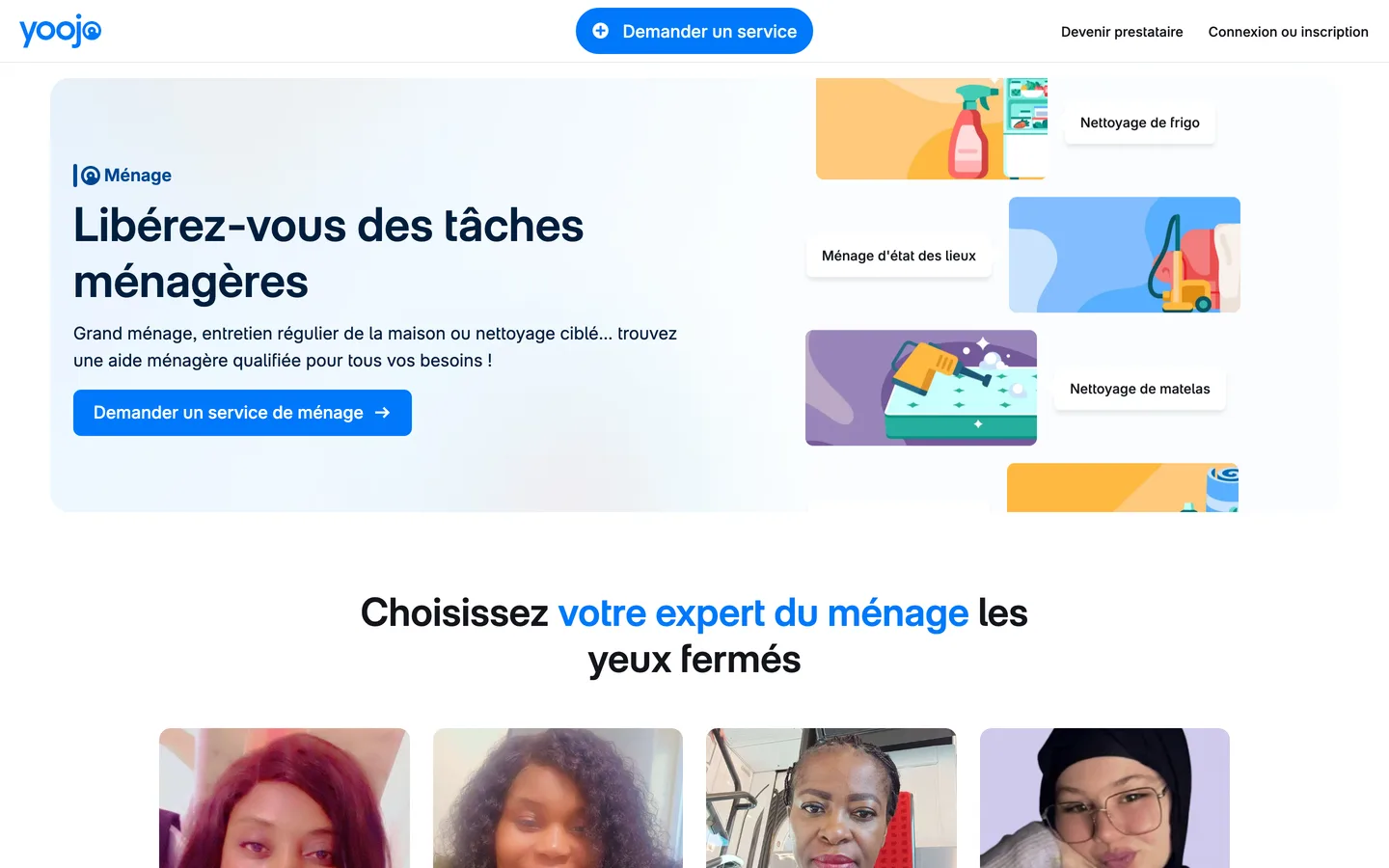 Ménage et services à domicile sur Yoojo Ménage et services à domicile sur Yoojo
