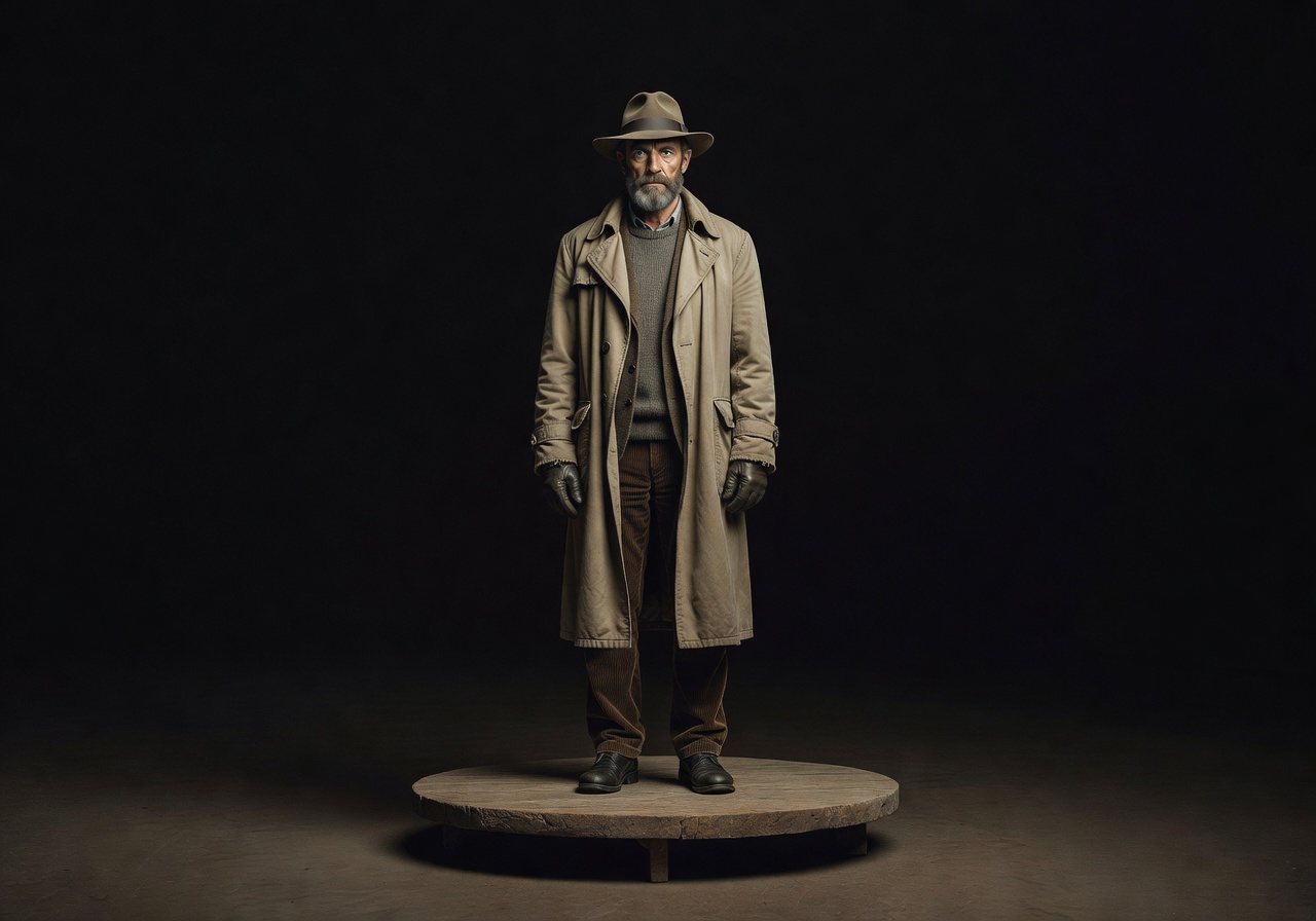 Image corps – Asset 3D dans une scène de rendu Image corps – Asset 3D dans une scène de rendu