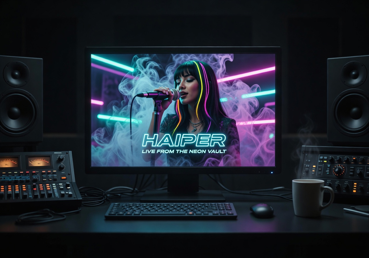 Image corps – Résultat clip Haiper stylisé sur écran Image corps – Résultat clip Haiper stylisé sur écran