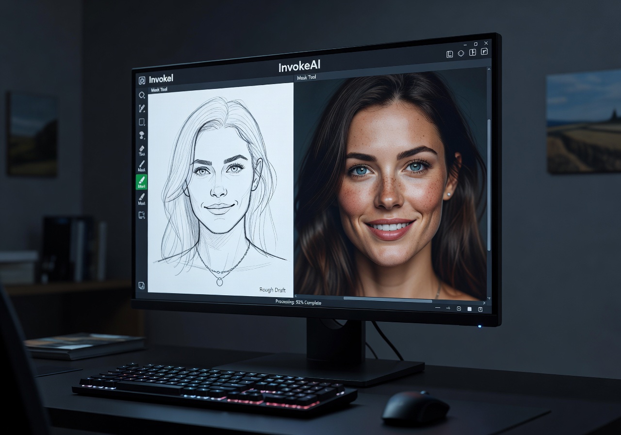 Image corps – Canvas InvokeAI inpainting masque Image corps – Canvas InvokeAI inpainting masque