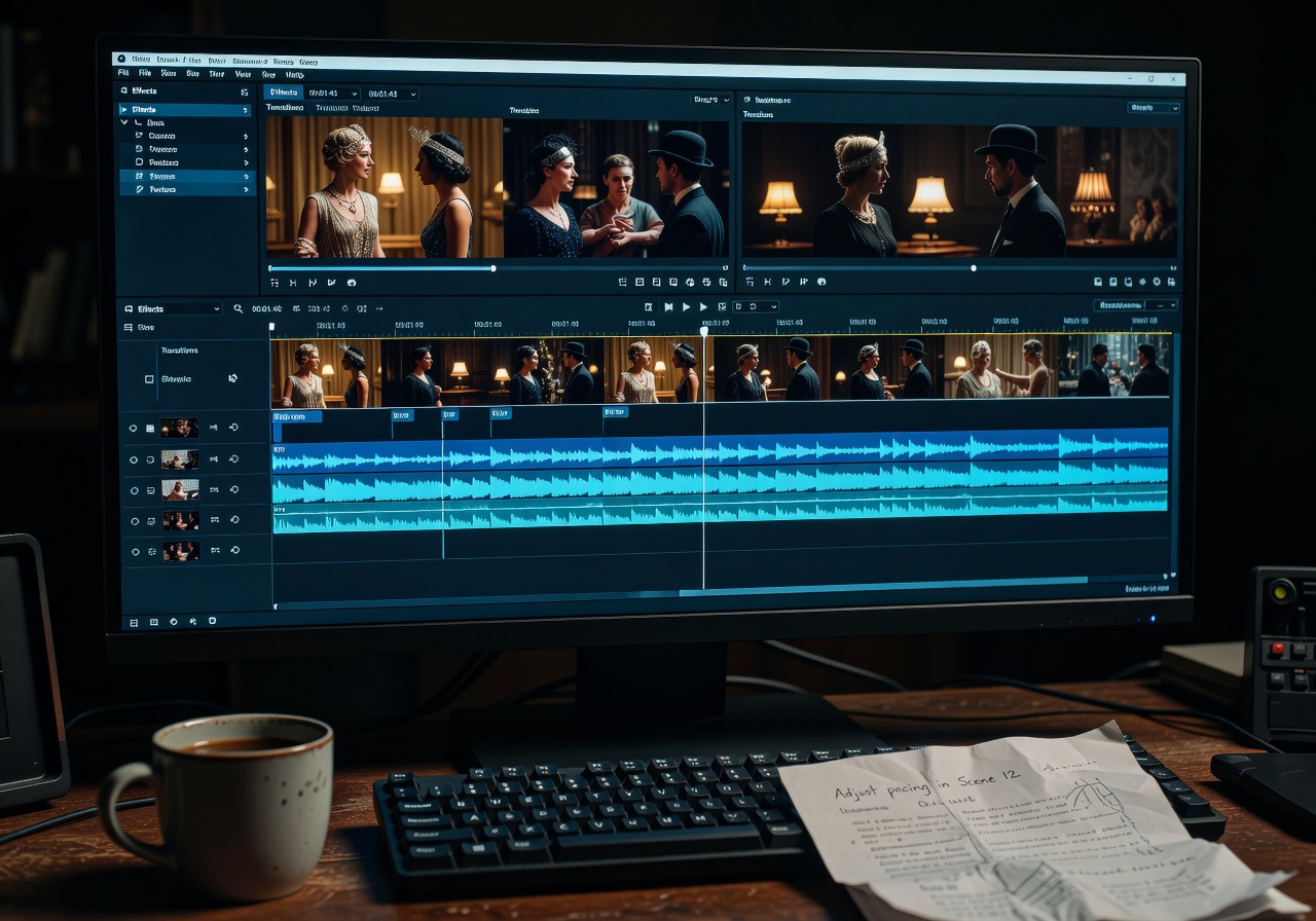 Image corps – Timeline Kling : séquence longue avec audio Image corps – Timeline Kling : séquence longue avec audio