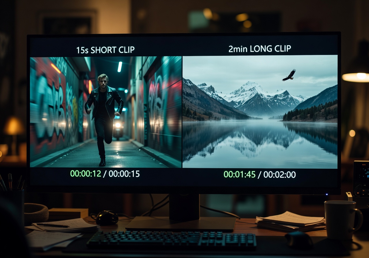 Image corps – Comparaison durée Kling vs Sora Image corps – Comparaison durée Kling vs Sora