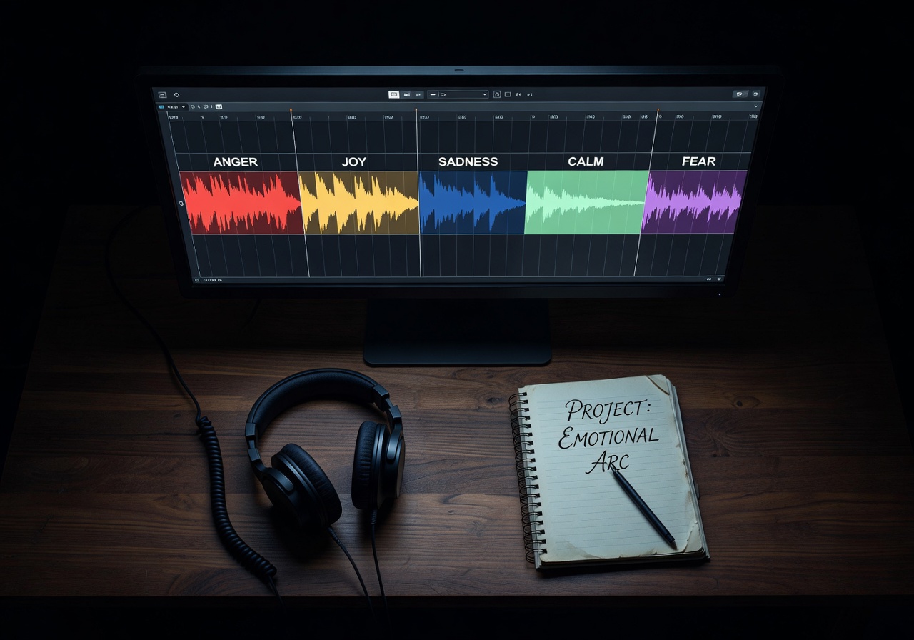 Image corps – Montage avec pistes voix émotionnelles Image corps – Montage avec pistes voix émotionnelles