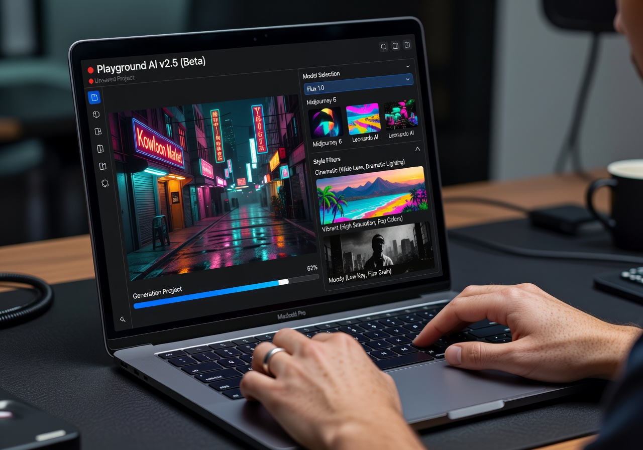 Image corps – Réglages modèle et filtre Playground Image corps – Réglages modèle et filtre Playground