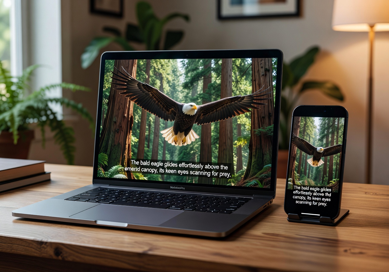 Image corps – Vidéo exportée avec sous-titres et audio propre Image corps – Vidéo exportée avec sous-titres et audio propre