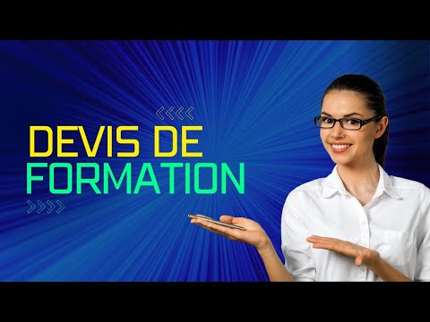 COMMENT FAIRE UN DEVIS DE FORMATION #devis #formation