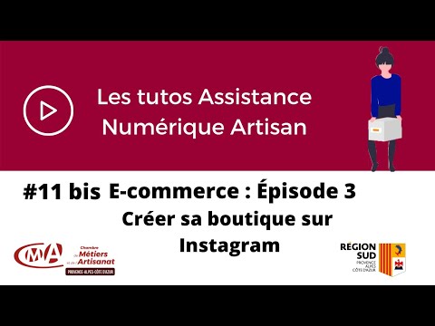 Tutoriel Créer sa boutique sur Instagram