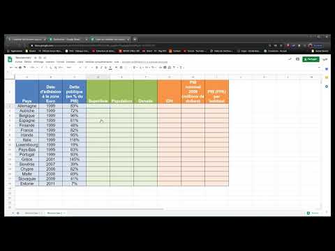 Google Sheets - Recherchev