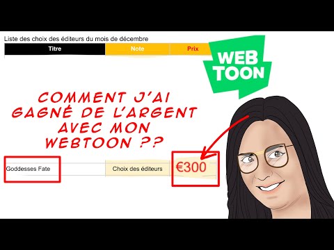 GAGNER DE L’ARGENT AVEC SON WEBTOON ?