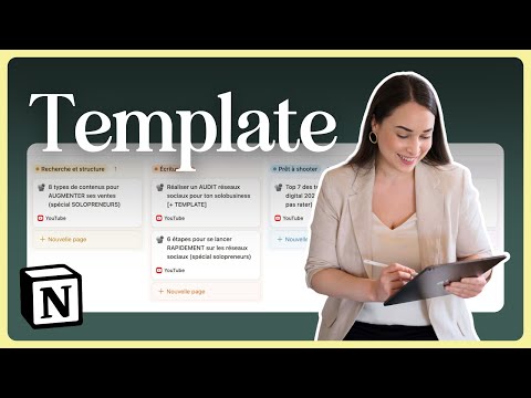 Le calendrier éditorial Notion qui va BOOSTER ta création de contenu