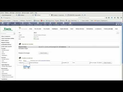 Mettre un produit dolibarr en vente sur un site E commerce Prestashop