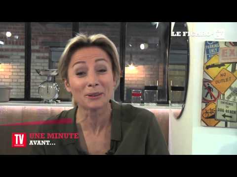 Anne-Sophie Lapix : une minute avant &quot;C à vous&quot;