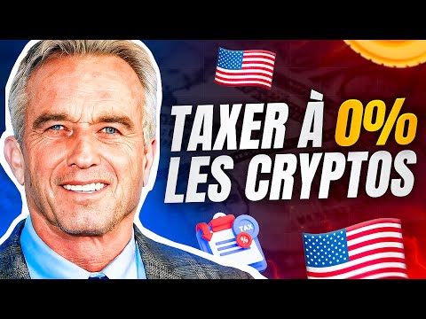 Ce futur PRÉSIDENT 🇺🇸 pro Bitcoin veut TAXER à 0% les CRYPTO ? 😲