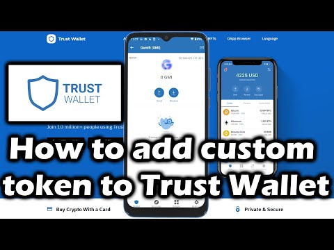 How to add custom token in Trust wallet