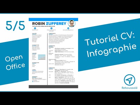 (5/5) Tuto CV Open Office: Les langues affichées sous forme de barres