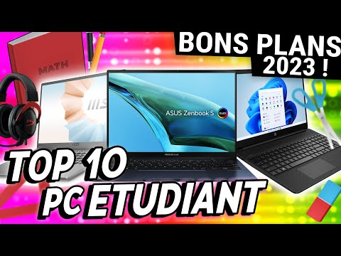 PC ETUDIANT : TOP 10 des meilleurs PC PORTABLE étudiant pour L'ECOLE (229€ à 999€) Rentrée 2023
