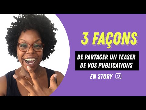 3 façons de partager un teaser de tes publications en story Instagram