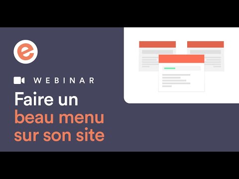 Faire un beau menu de navigation sur e-monsite