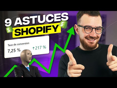 9 ASTUCES pour AUGMENTER SON TAUX DE CONVERSION sur SHOPIFY (E-commerce)