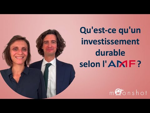 Qu'est-ce qu'un investissement durable selon l'AMF ?