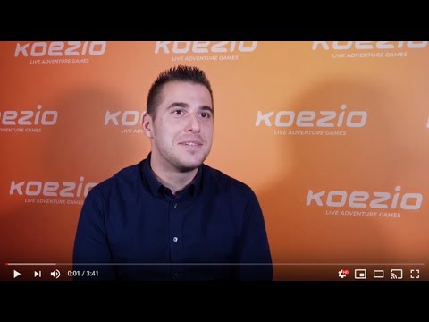 Clément Couot, directeur de Koezio Lyon presente son escape game collaboratif