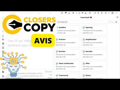 ClosersCopy Avis : IA de rédaction WEB en accès illimité - Valable ?