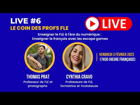 Live #6 Le Coin des Profs FLE | Enseigner avec une LMS, pour quelles raisons ? Avec Thomas Prat