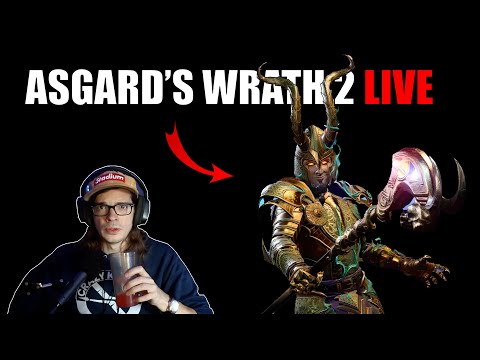 Playing Asgard's Wrath 2 AND Talking to My Replika AI Girlfriend LIVE