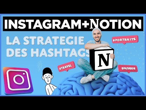 Comment organiser son compte INSTAGRAM avec Notion et la Stratégie des HASHTAGS