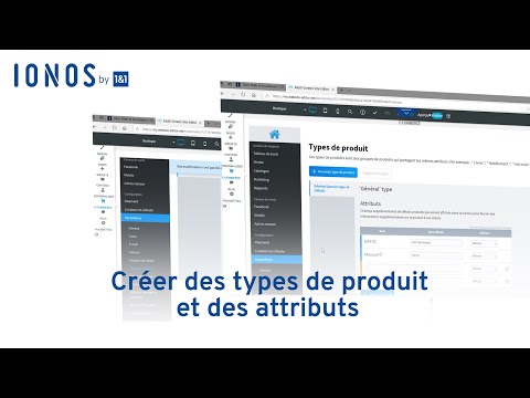 Créer des types de produit et des attributs [Tutoriel MyWebsite e-Commerce]