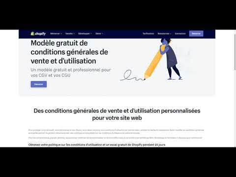 Comment générer des mentions légales, CGV et politique de confidentialité sur Shopify