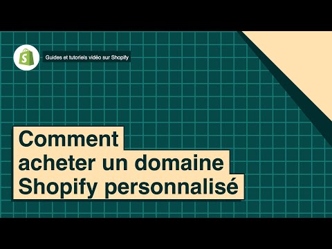 Comment acheter un domaine Shopify personnalisé