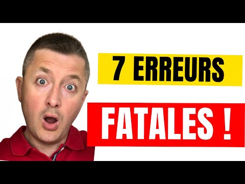 Ces 7 erreurs risquent de te détruire