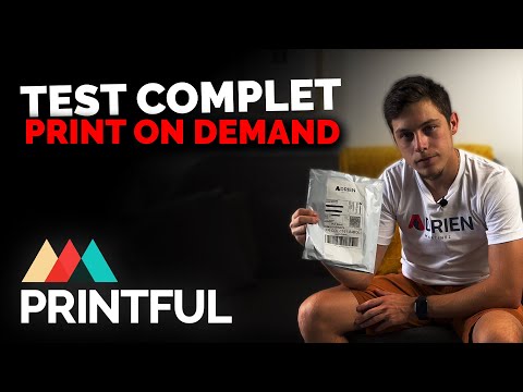 TEST COMPLET DE PRINTFUL : Commande, tarification, packaging, délai de livraison et qualité