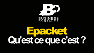 Une photo d'un epacket sur fond noir pour montrer à quoi ça ressemble.