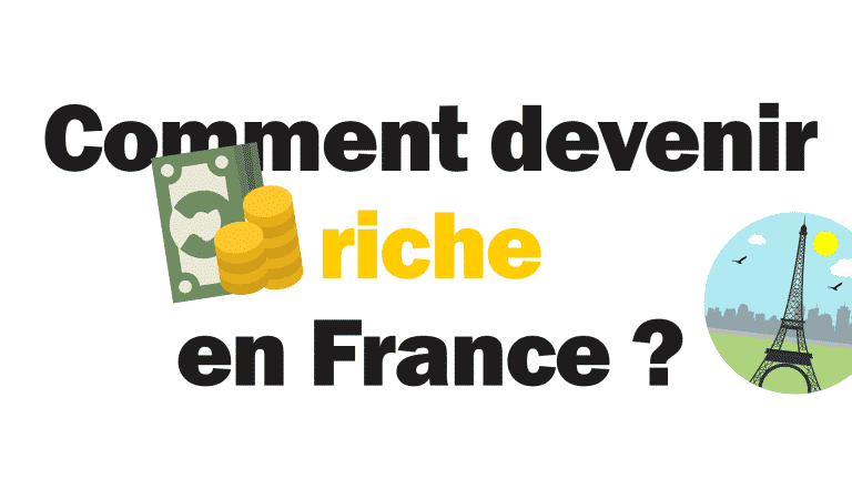 Comment devenir riche rapidement en France ? 1 Une image avec de l'argent et un texte demandant comment on peut devenir riche en france rapidement ?