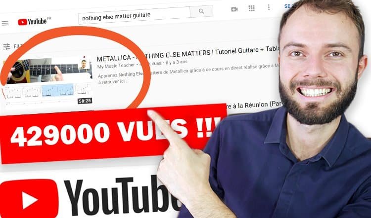 Ce sont des formations youtube qui sont montrées pour gagner sa vie avec youtube et améliorer son référencement. On y voit un youtubeur qui apprend à se former sur Paris et qui montre ses résultats en fonction du nom de vue. Il a le sourire.