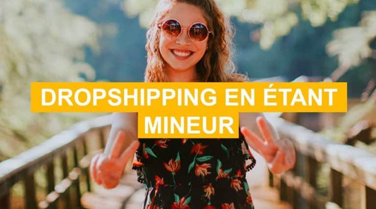 Faire du dropshipping en étant mineur à 16,17 ans ou moins 9 Unmineuretunemineureentraindefairedudropshippingalorsqu'ilsn'ontqueouansetontcrééleurentreprise.