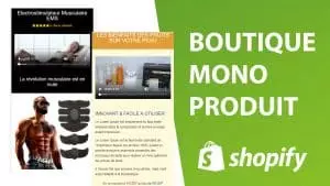 Ilyadeuxexemplesdeboutiquesmono produitssurshopifyavecletéléphonemobile.L'unesurlesportetl'autresurlacosmétique.