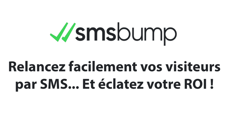 SMSbump : mon avis pour récupérer des paniers et améliorer le ROI 1 Notre avis sur smsbump qui permet de faire des relances par sms sur des boutiques de e commerce