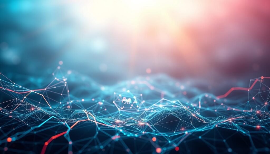 A glowing, liquid-like interface of intricate algorithms and data structures, pulsing with an electric energy. The foreground features a complex web of intertwined code lines, shimmering with an iridescent sheen. In the middle ground, geometric shapes and symbols dance across the surface, representing the dynamic optimization processes at work. The background is a hazy, ethereal backdrop of shifting gradients, evoking a sense of technological transcendence. Dramatic lighting casts dramatic shadows, heightening the sense of depth and movement. The overall atmosphere is one of technological elegance and efficient optimization.