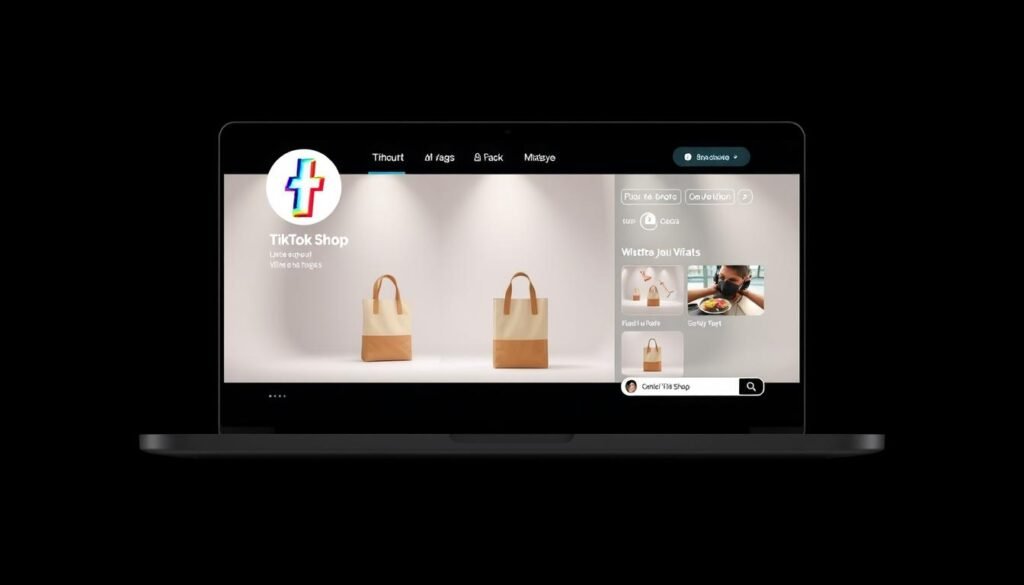 A professional, streamlined TikTok Shop profile with a minimalist design, featuring a clean, high-quality product image showcasing the product in an inviting, well-lit studio setting. The profile layout is visually balanced, with a cohesive color scheme and visually appealing imagery. The overall presentation conveys a sense of professionalism, attention to detail, and a clear understanding of TikTok's e-commerce capabilities. The resulting image should inspire viewers to envision the strategies and optimization techniques discussed in the article's "Stratégie 1: Optimiser votre profil TikTok pour le e-commerce" section.