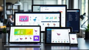 Comparatif logiciels e-commerce performants