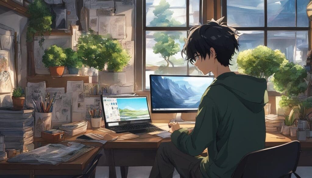 Création de webtoon