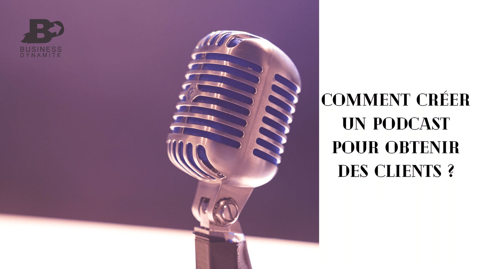 Créer un podcast
