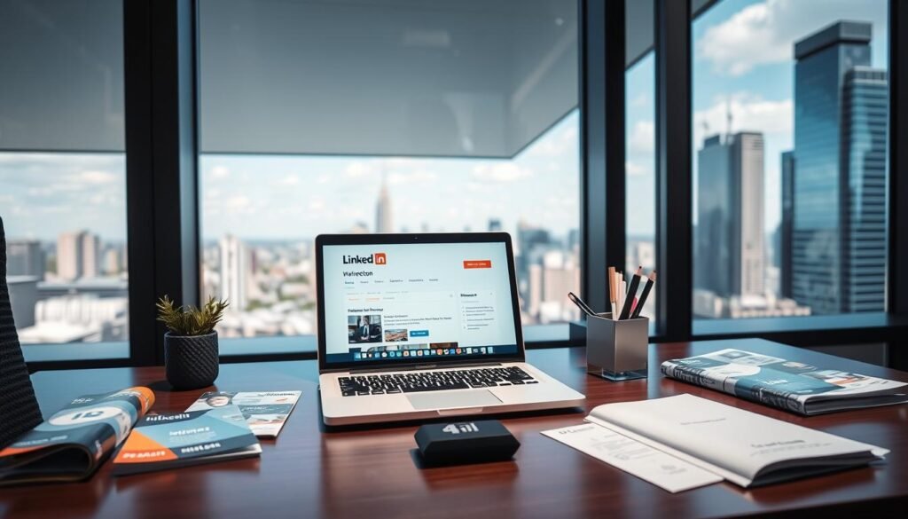 LinkedIn marketing corporate réseau professionnel