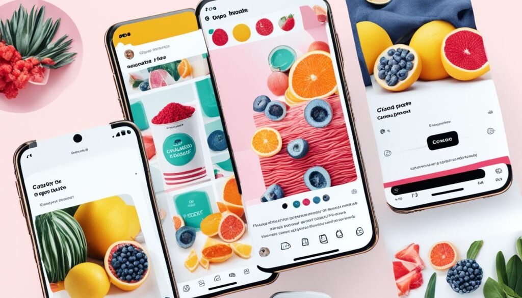 Présentation produit sur Instagram
